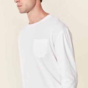 Richer Poorer Long Sleeve Tee in White